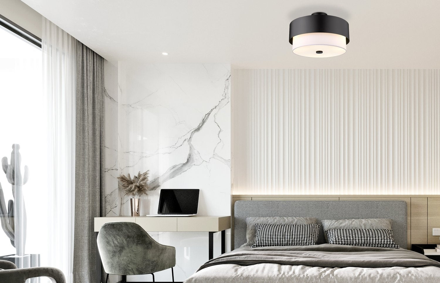 Z-LITE, COUNTERPOINT SEMI FLUSH MOUNT, SEMI FLUSH MOUNT LIGHT