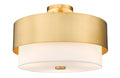 Z-LITE, COUNTERPOINT SEMI FLUSH MOUNT, SEMI FLUSH MOUNT LIGHT