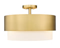 Z-LITE, COUNTERPOINT SEMI FLUSH MOUNT, SEMI FLUSH MOUNT LIGHT
