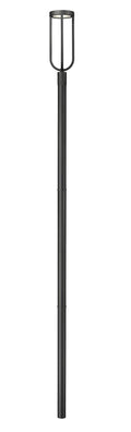 Z-LITE LELAND OUTDOOR POST MOUNTED FIXTURE | 5005PHB-5009P120-BK - Post