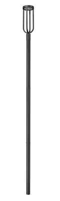 Z-LITE LELAND OUTDOOR POST MOUNTED FIXTURE | 5005PHB-5009P120-BK - Post