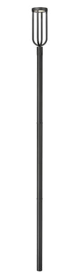 Z-LITE LELAND OUTDOOR POST MOUNTED FIXTURE | 5005PHB-5009P120-BK - Post
