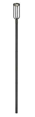 Z-LITE LELAND OUTDOOR POST MOUNTED FIXTURE | 5005PHB-5009P120-BK - Post
