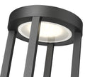 Z-LITE LELAND OUTDOOR POST MOUNTED FIXTURE | 5005PHB-5009P96-BK-L - Post