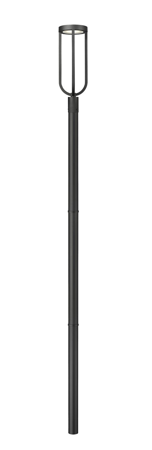 Z-LITE LELAND OUTDOOR POST MOUNTED FIXTURE | 5005PHB-5009P96-BK-L - Post