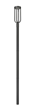 Z-LITE LELAND OUTDOOR POST MOUNTED FIXTURE | 5005PHB-5009P96-BK-L - Post