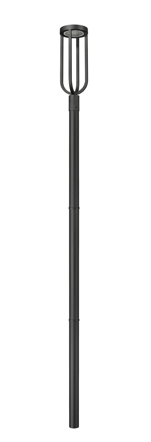 Z-LITE LELAND OUTDOOR POST MOUNTED FIXTURE | 5005PHB-5009P96-BK-L - Post