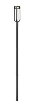 Z-LITE LELAND OUTDOOR POST MOUNTED FIXTURE | 5005PHB-5009P96-BK-L - Post