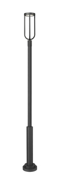 Z-LITE LELAND OUTDOOR POST MOUNTED FIXTURE | 5005PHB-5010P-BK-LED - Post