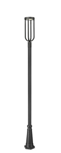 Z-LITE LELAND OUTDOOR POST MOUNTED FIXTURE | 5005PHB-5011P-BK-LED - Post