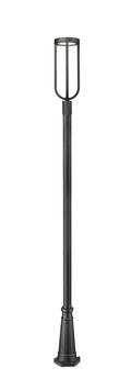 Z-LITE LELAND OUTDOOR POST MOUNTED FIXTURE | 5005PHB-5011P-BK-LED - Post