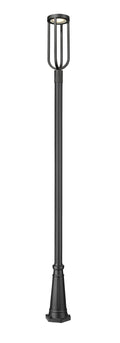 Z-LITE LELAND OUTDOOR POST MOUNTED FIXTURE | 5005PHB-5011P-BK-LED - Post