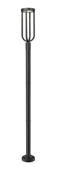 Z-LITE LELAND OUTDOOR POST MOUNTED FIXTURE | 5005PHB-5012P-BK-LED - Post