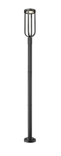 Z-LITE LELAND OUTDOOR POST MOUNTED FIXTURE | 5005PHB-5012P-BK-LED - Post
