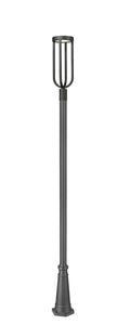 Z-LITE LELAND OUTDOOR POST MOUNTED FIXTURE | 5005PHB-519P-BK-LED - Post