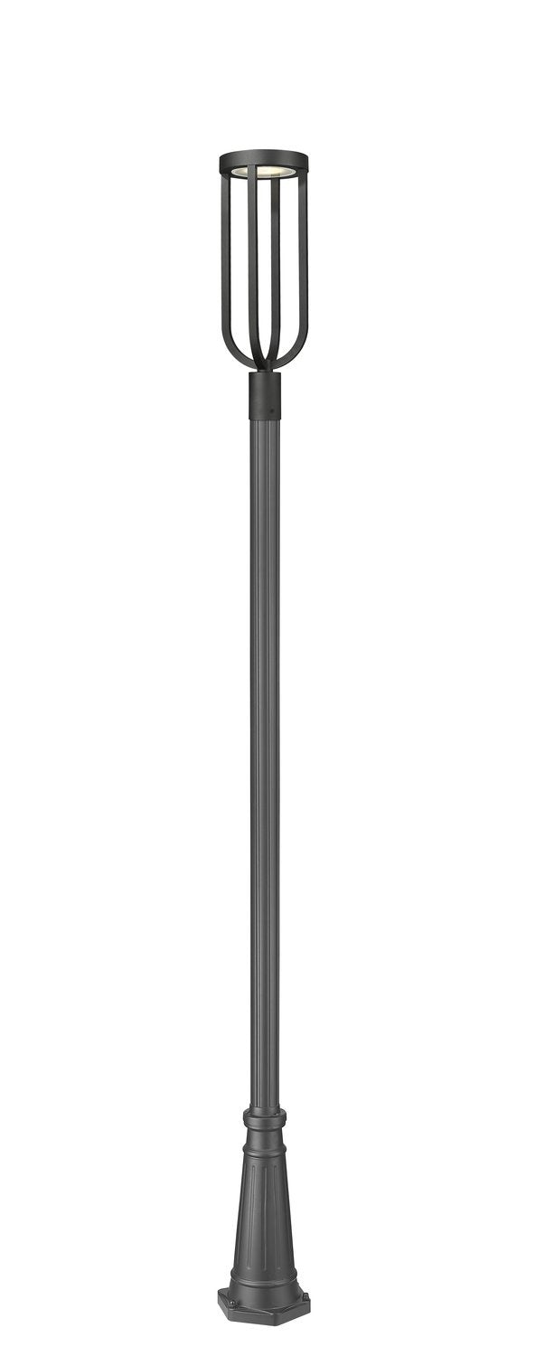 Z-LITE LELAND OUTDOOR POST MOUNTED FIXTURE | 5005PHB-519P-BK-LED - Post