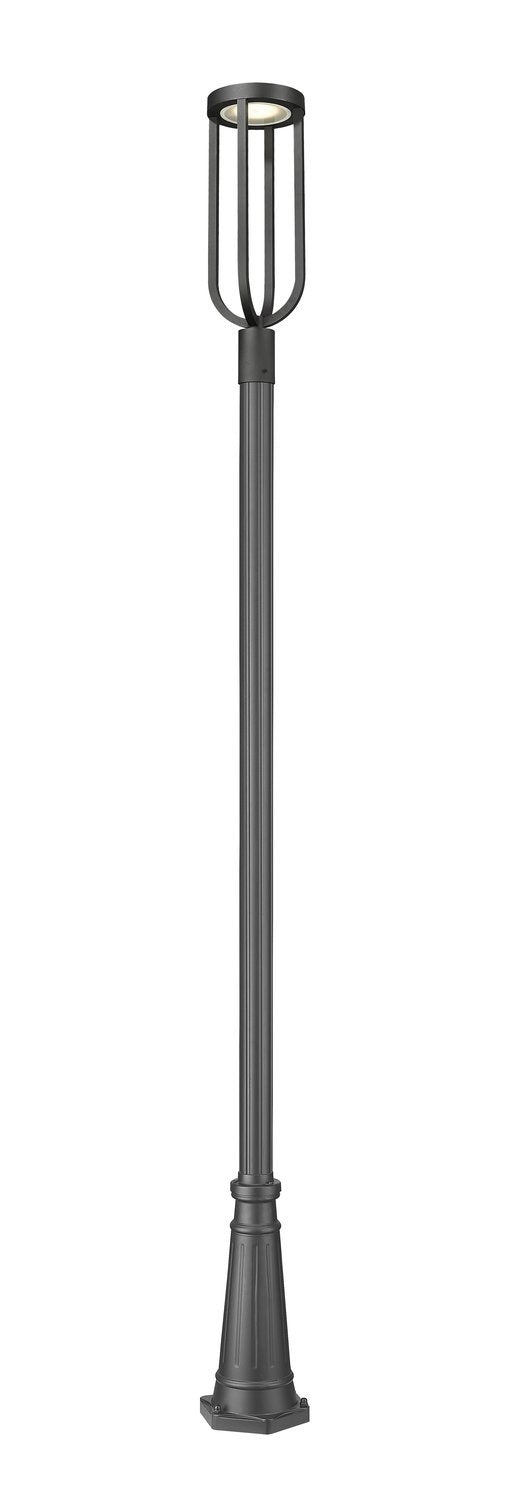 Z-LITE LELAND OUTDOOR POST MOUNTED FIXTURE | 5005PHB-519P-BK-LED - Post