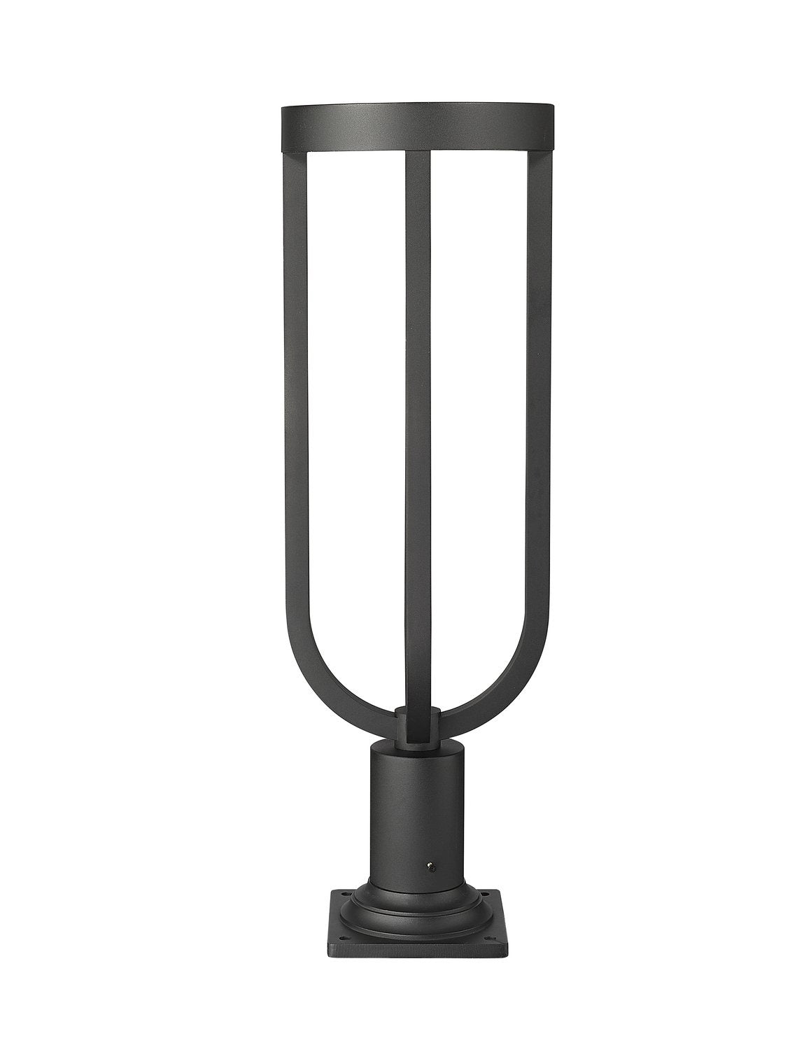 Z-LITE LELAND OUTDOOR PIER MOUNTED FIXTURE | 5005PHB-533PM-BK-LED - Post