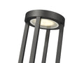 Z-LITE LELAND OUTDOOR PIER MOUNTED FIXTURE | 5005PHB-533PM-BK-LED - Post