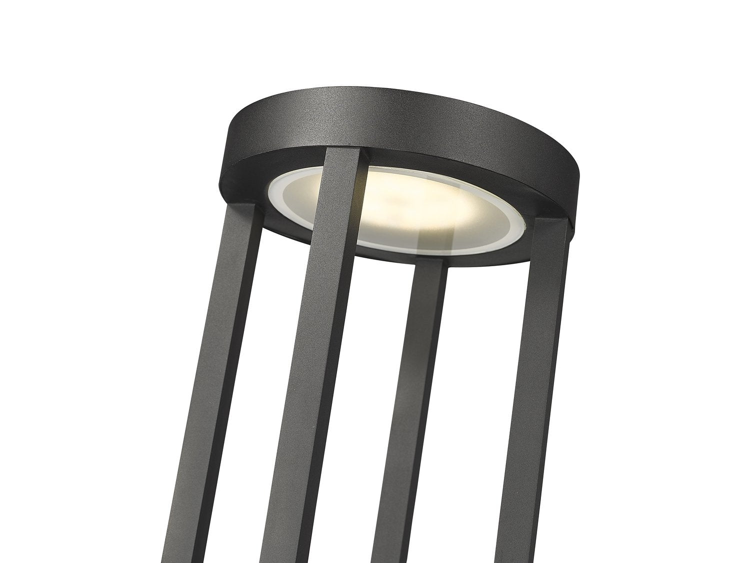 Z-LITE LELAND OUTDOOR PIER MOUNTED FIXTURE | 5005PHB-533PM-BK-LED - Post