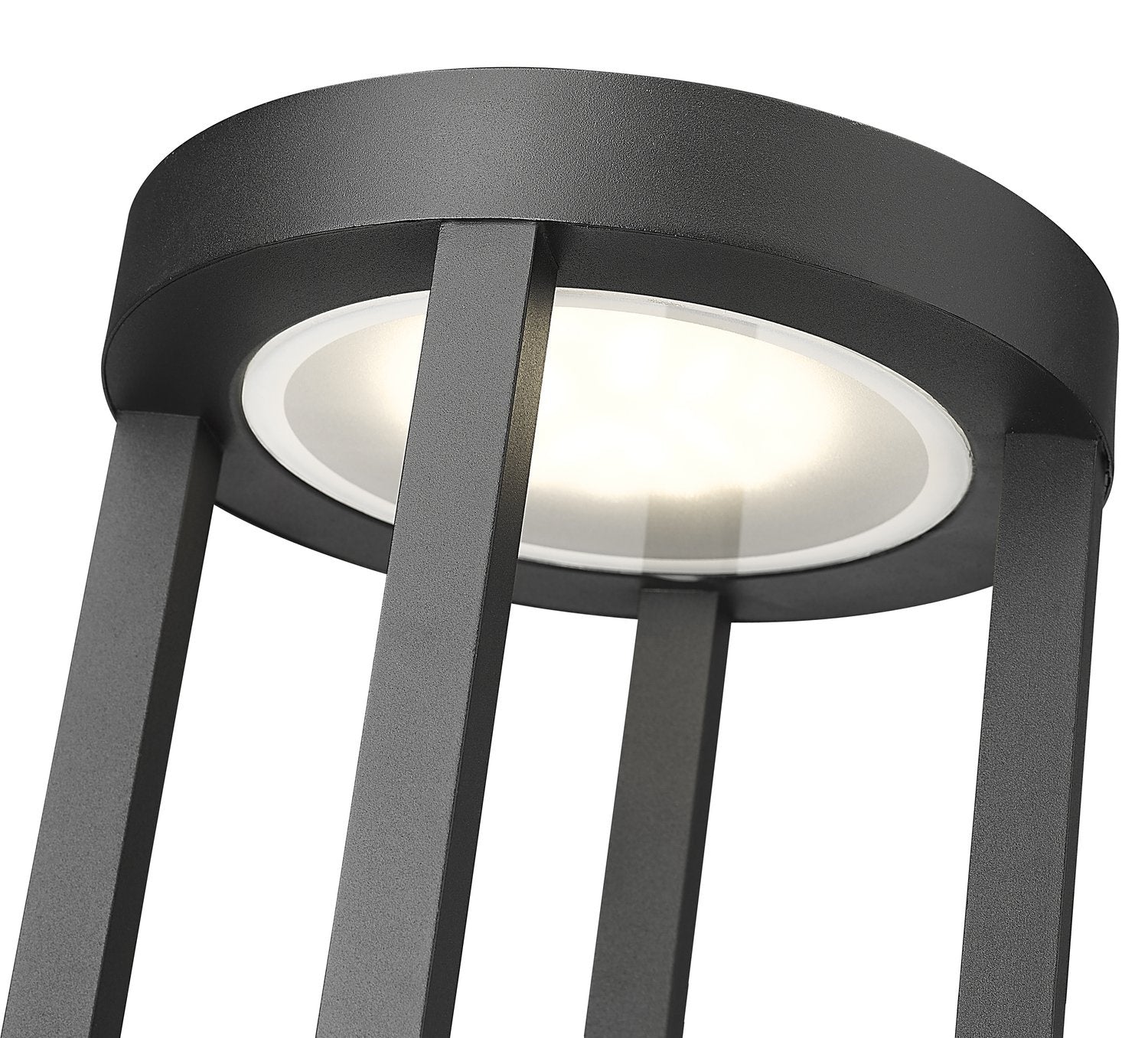 Z-LITE LELAND OUTDOOR PIER MOUNTED FIXTURE | 5005PHB-553PM-BK-LED - Post