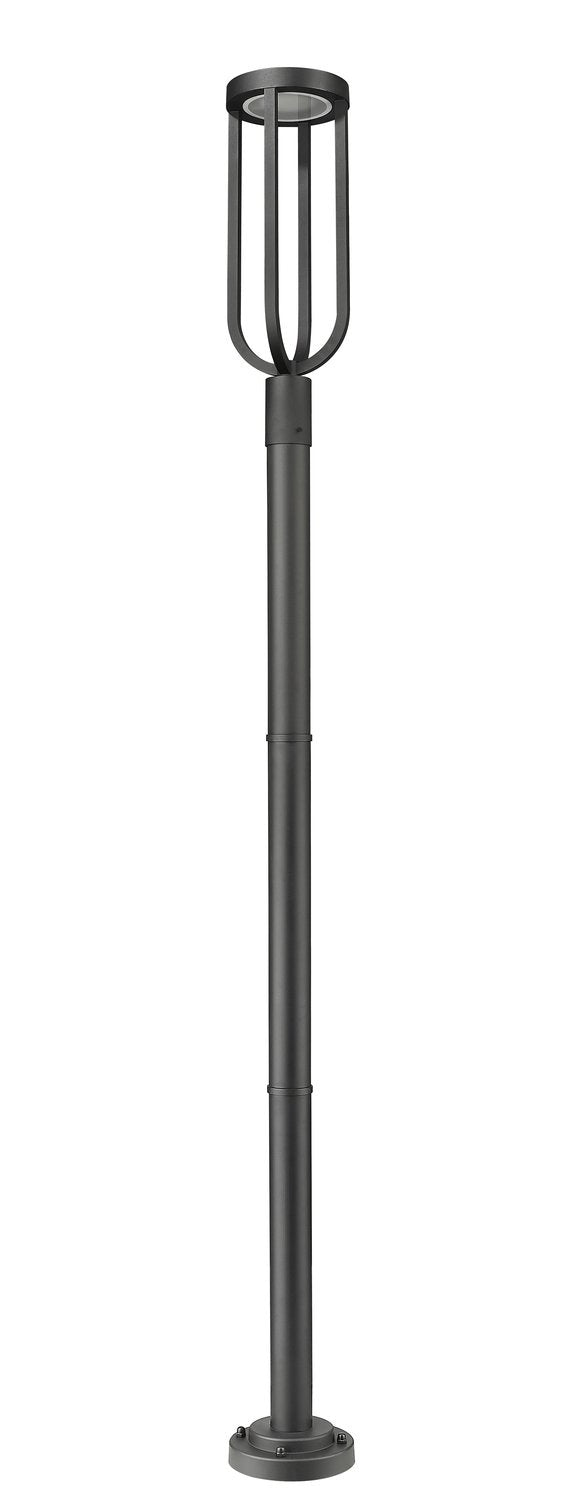 Z-LITE LELAND OUTDOOR POST MOUNTED FIXTURE | 5005PHB-567P-BK-LED - Post