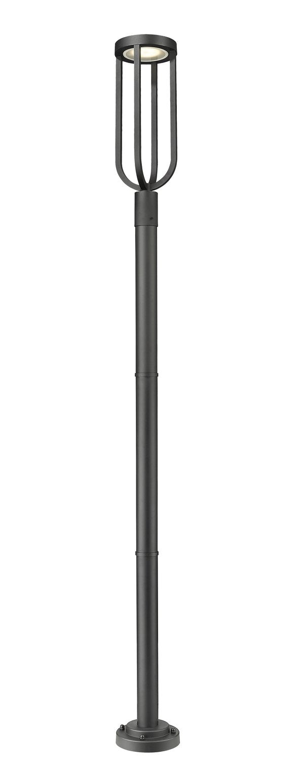 Z-LITE LELAND OUTDOOR POST MOUNTED FIXTURE | 5005PHB-567P-BK-LED - Post