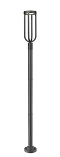 Z-LITE LELAND OUTDOOR POST MOUNTED FIXTURE | 5005PHB-567P-BK-LED - Post