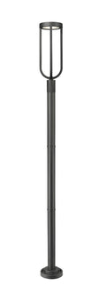 Z-LITE LELAND OUTDOOR POST MOUNTED FIXTURE | 5005PHB-567P-BK-LED - Post