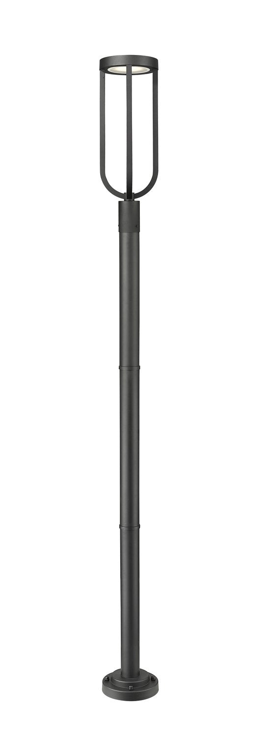 Z-LITE LELAND OUTDOOR POST MOUNTED FIXTURE | 5005PHB-567P-BK-LED - Post
