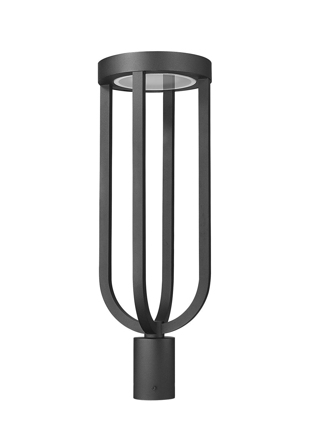 Z-LITE LELAND OUTDOOR PIER MOUNTED FIXTURE | 5005PHB-BK-LED - Post