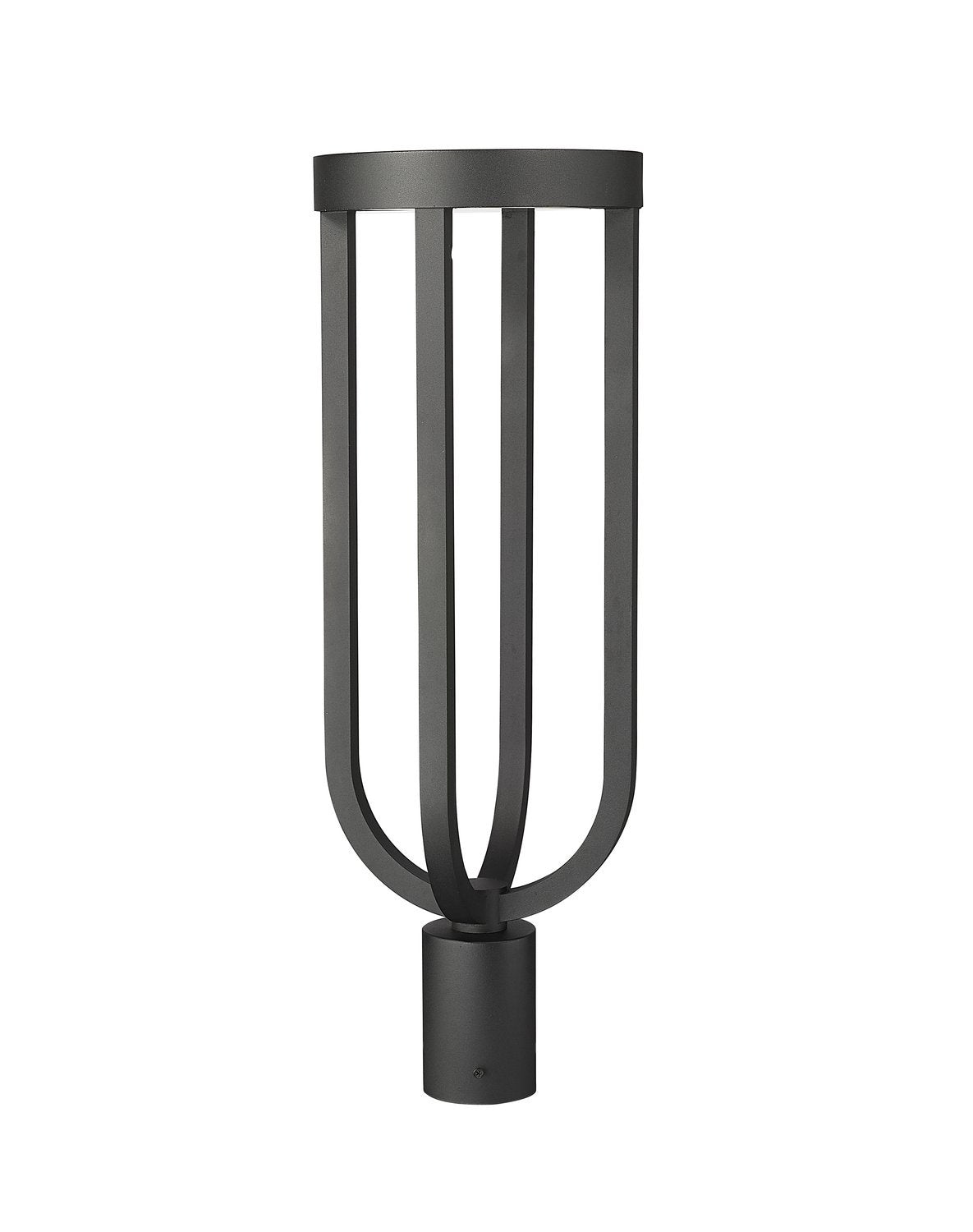 Z-LITE LELAND OUTDOOR PIER MOUNTED FIXTURE | 5005PHB-BK-LED - Post