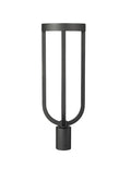 Z-LITE LELAND OUTDOOR PIER MOUNTED FIXTURE | 5005PHB-BK-LED - Post