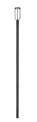 Z-LITE LELAND OUTDOOR POST MOUNTED FIXTURE | 5005PHM-5009P120-BK - Post