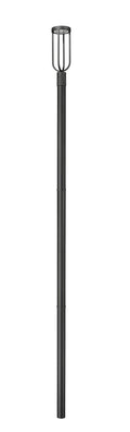Z-LITE LELAND OUTDOOR POST MOUNTED FIXTURE | 5005PHM-5009P120-BK - Post