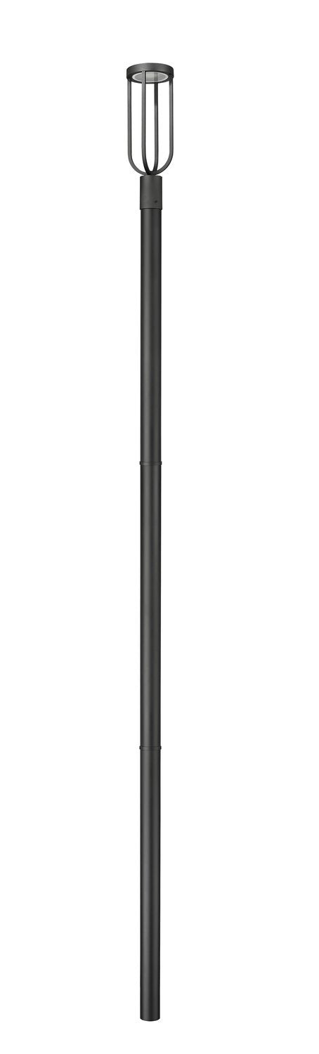 Z-LITE LELAND OUTDOOR POST MOUNTED FIXTURE | 5005PHM-5009P120-BK - Post
