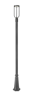 Z-LITE LELAND OUTDOOR POST MOUNTED FIXTURE | 5005PHM-5011P-BK-LED - Post