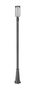 Z-LITE LELAND OUTDOOR POST MOUNTED FIXTURE | 5005PHM-5011P-BK-LED - Post