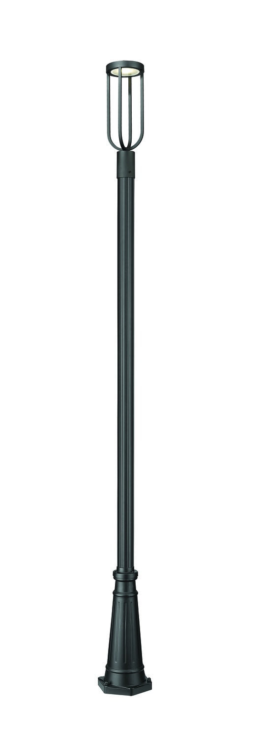 Z-LITE LELAND OUTDOOR POST MOUNTED FIXTURE | 5005PHM-5011P-BK-LED - Post
