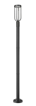 Z-LITE LELAND OUTDOOR POST MOUNTED FIXTURE | 5005PHM-5012P-BK-LED - Post