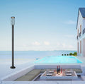 Z-LITE LELAND OUTDOOR POST MOUNTED FIXTURE | 5005PHM-5012P-BK-LED - Post