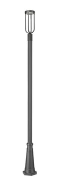 Z-LITE LELAND OUTDOOR POST MOUNTED FIXTURE | 5005PHM-519P-BK-LED - Post