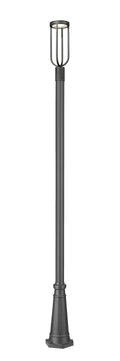 Z-LITE LELAND OUTDOOR POST MOUNTED FIXTURE | 5005PHM-519P-BK-LED - Post