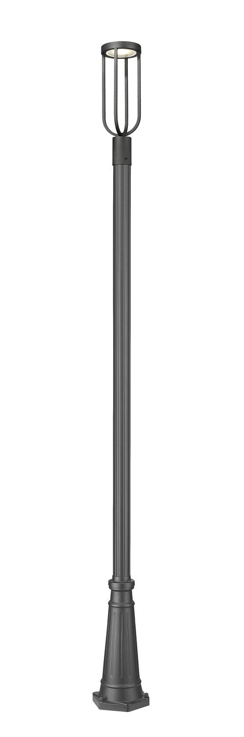 Z-LITE LELAND OUTDOOR POST MOUNTED FIXTURE | 5005PHM-519P-BK-LED - Post