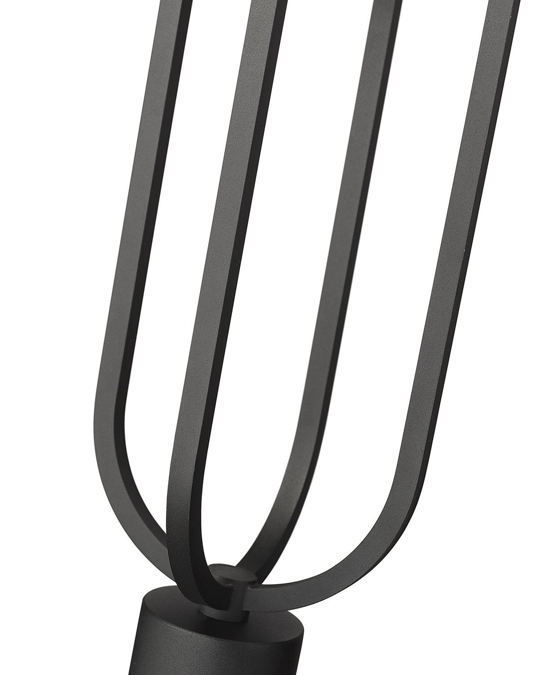Z-LITE LELAND OUTDOOR PIER MOUNTED FIXTURE | 5005PHM-553PM-BK-LED - Post