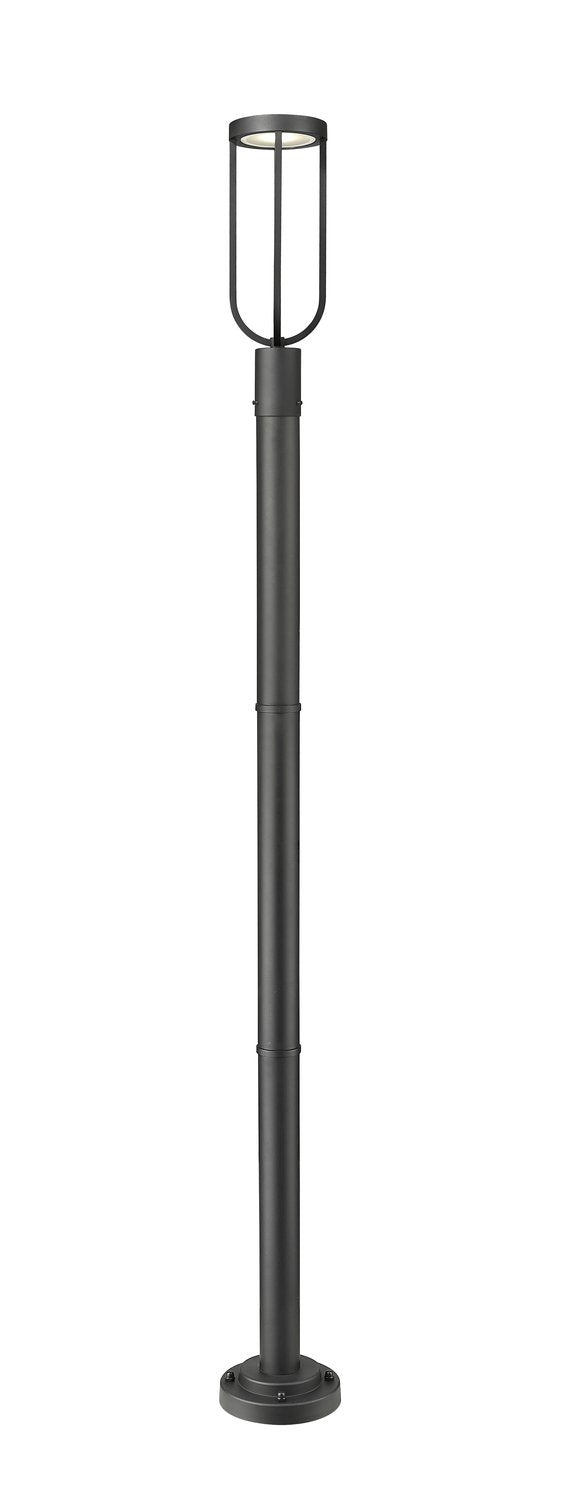 Z-LITE LELAND OUTDOOR POST MOUNTED FIXTURE | 5005PHM-567P-BK-LED - Post