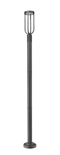 Z-LITE LELAND OUTDOOR POST MOUNTED FIXTURE | 5005PHM-567P-BK-LED - Post