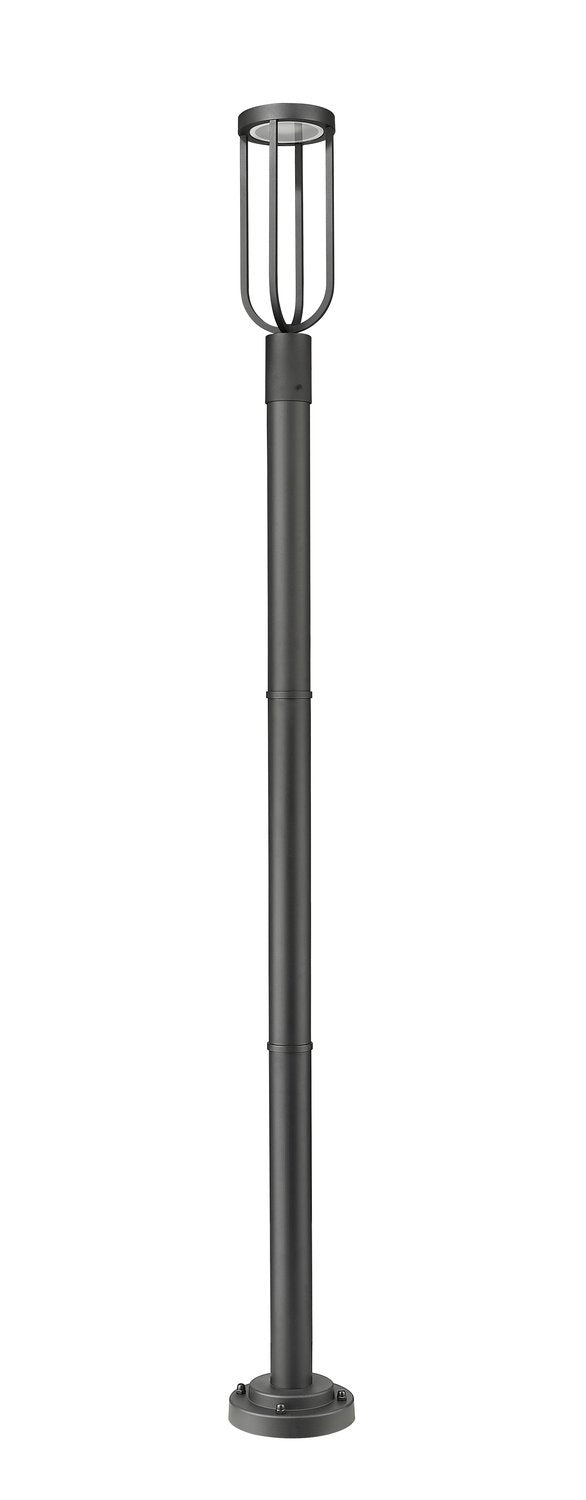 Z-LITE LELAND OUTDOOR POST MOUNTED FIXTURE | 5005PHM-567P-BK-LED - Post