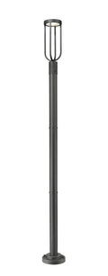 Z-LITE LELAND OUTDOOR POST MOUNTED FIXTURE | 5005PHM-567P-BK-LED - Post