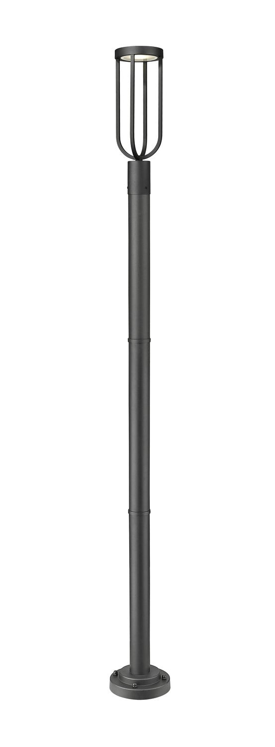 Z-LITE LELAND OUTDOOR POST MOUNTED FIXTURE | 5005PHM-567P-BK-LED - Post